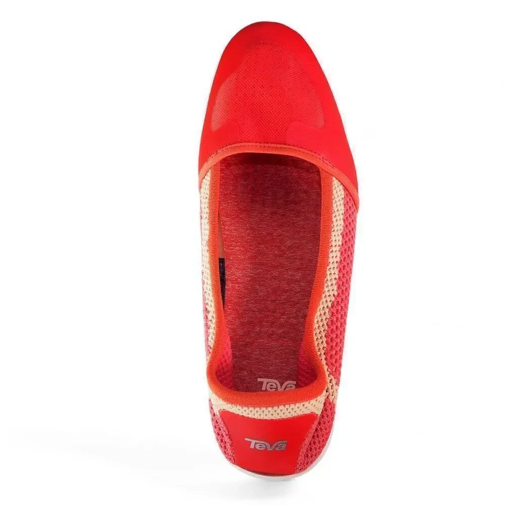 Teva Hydra Life Slip-on Ballet Flats Coral‎ Pink 1018310 Women's 8.5